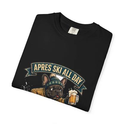 French Bulldog Apres Ski Tee | Funny Winter Dog Graphic Shirt