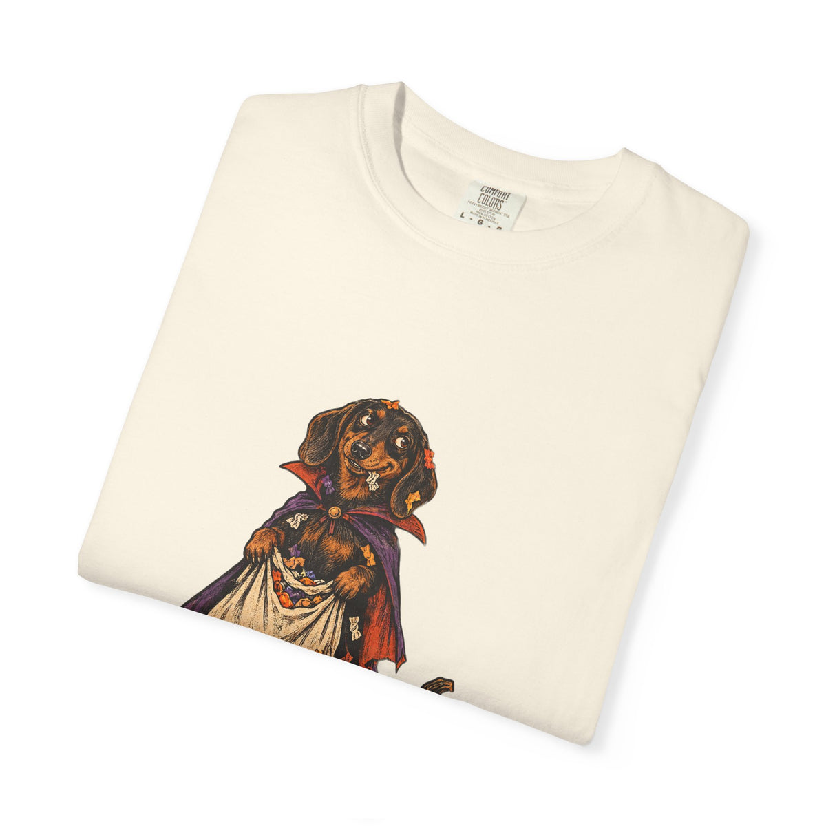 I Ate the Whole Bowl Dachshund Halloween Tee