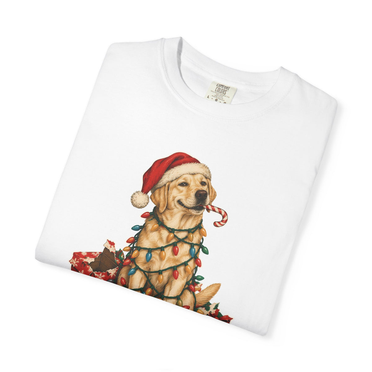 Naughty List Champion Labrador Retriever Christmas Tee