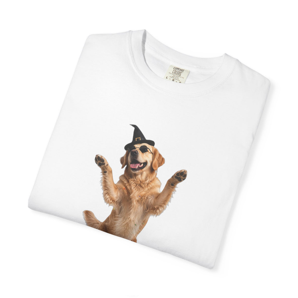 Golden Retriever Here For The Boos Tee | Funny Halloween Dog Shirt