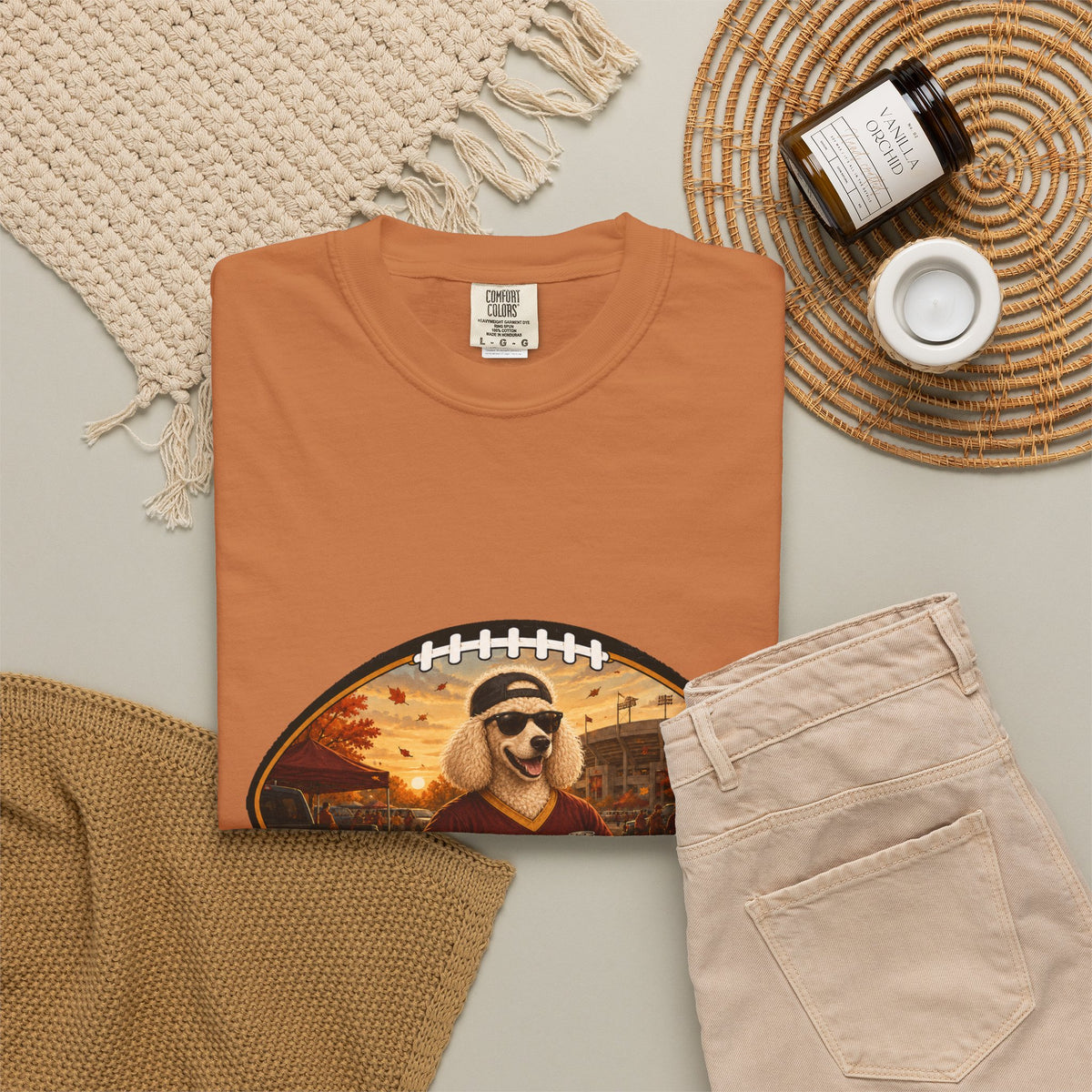Poodle Tailgate Tee | Funny Fall Football Dog Shirt