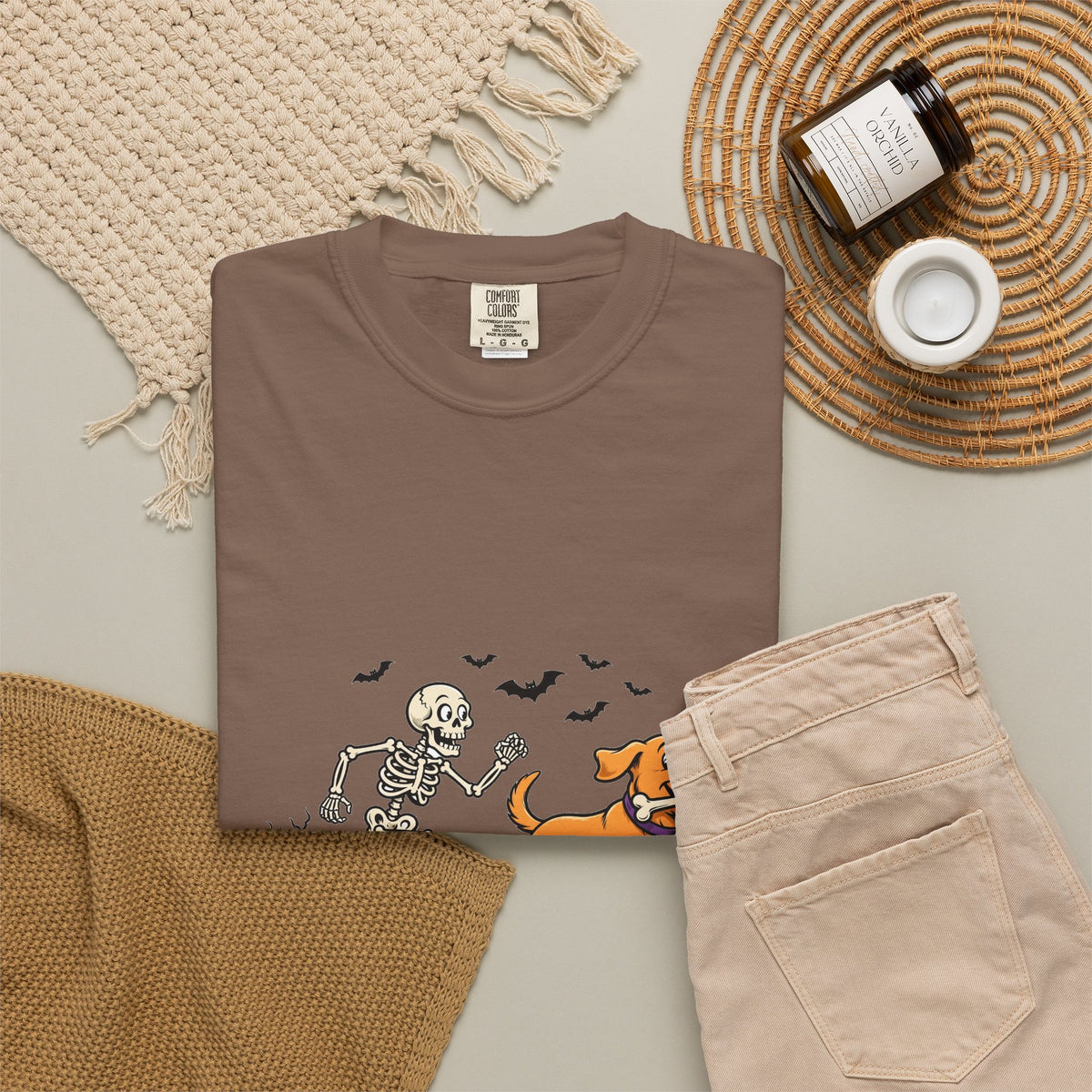 Labrador Retriever Skeleton Halloween Tee | Funny Spooky Dog Shirt