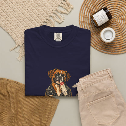 Certified Bad Influence Dog T-Shirt — Funny Boxer Puppy Graphic Tee