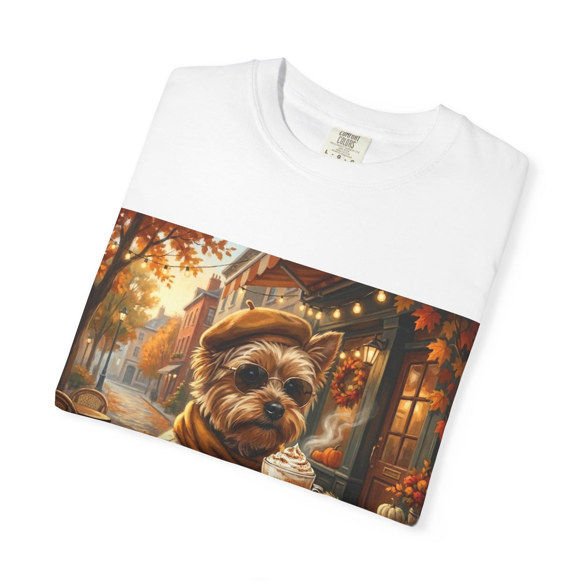 Yorkshire Terrier Pumpkin Spice Tee | Funny Fall Dog Graphic Shirt