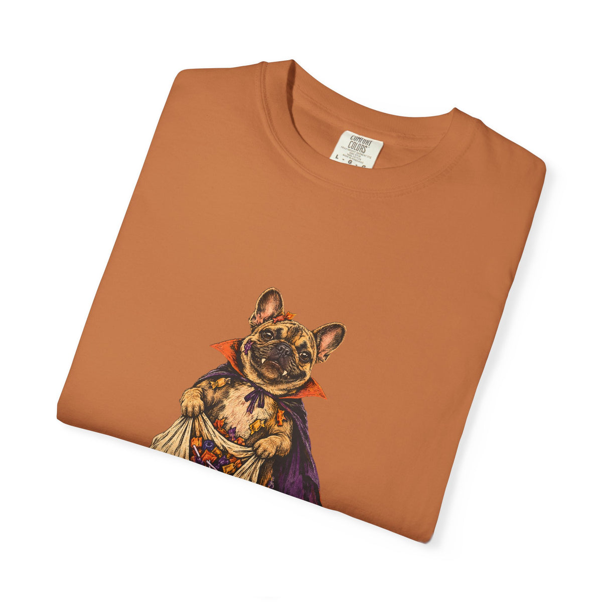 I Ate the Whole Bowl French Bulldog Halloween Tee