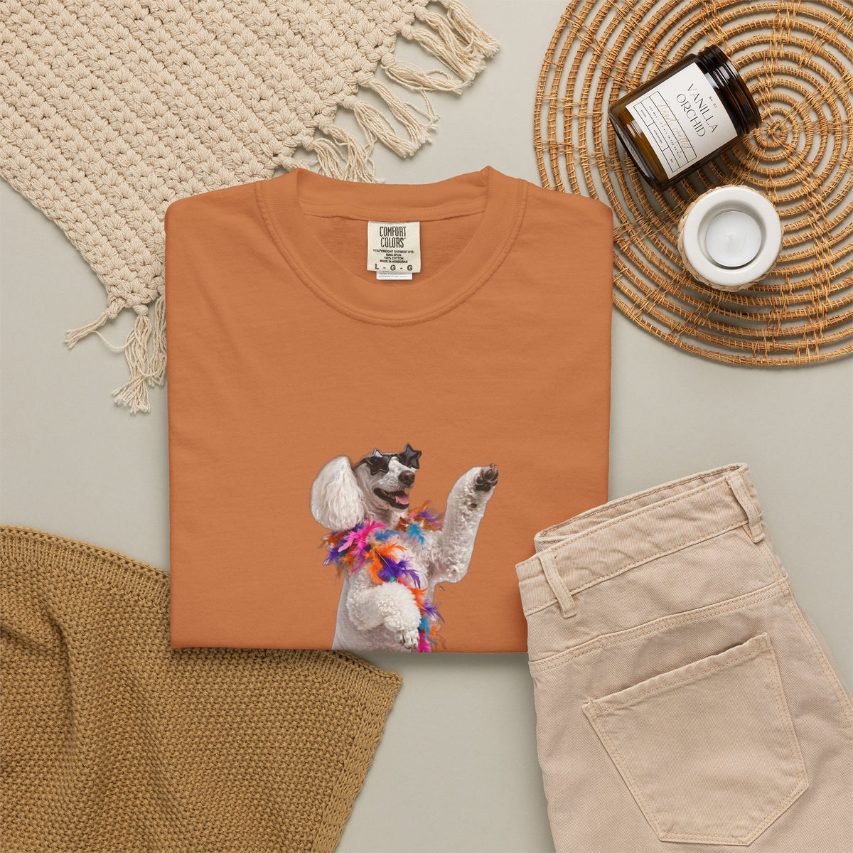 Poodle Here For The Boos Tee | Funny Halloween Dog Shirt
