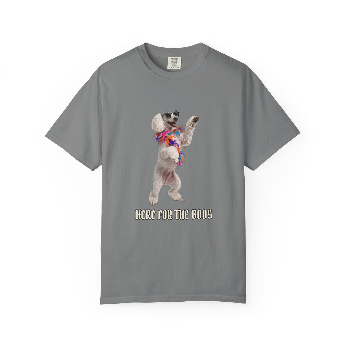 Poodle Here For The Boos Tee | Funny Halloween Dog Shirt