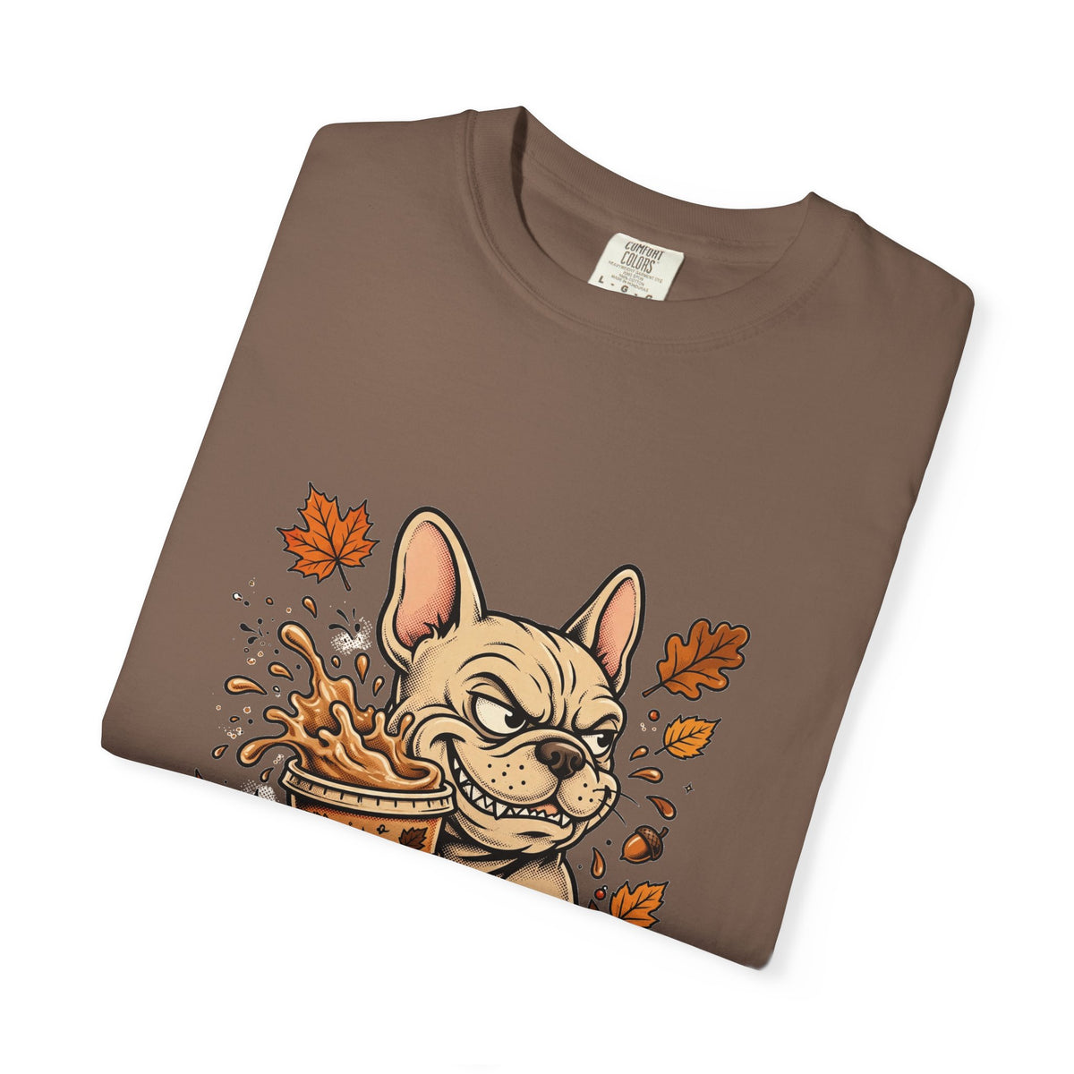 French Bulldog Yes I'm Basic Tee | Funny Fall Dog Graphic Shirt