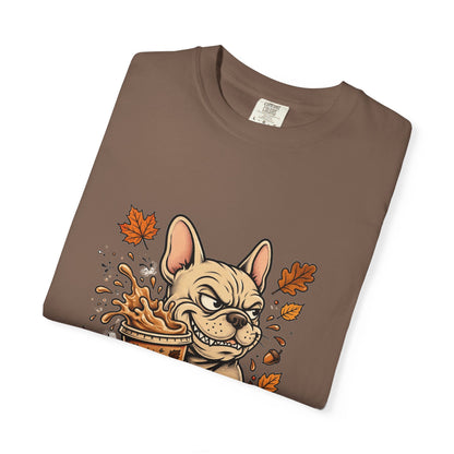 French Bulldog Yes I'm Basic Tee | Funny Fall Dog Graphic Shirt