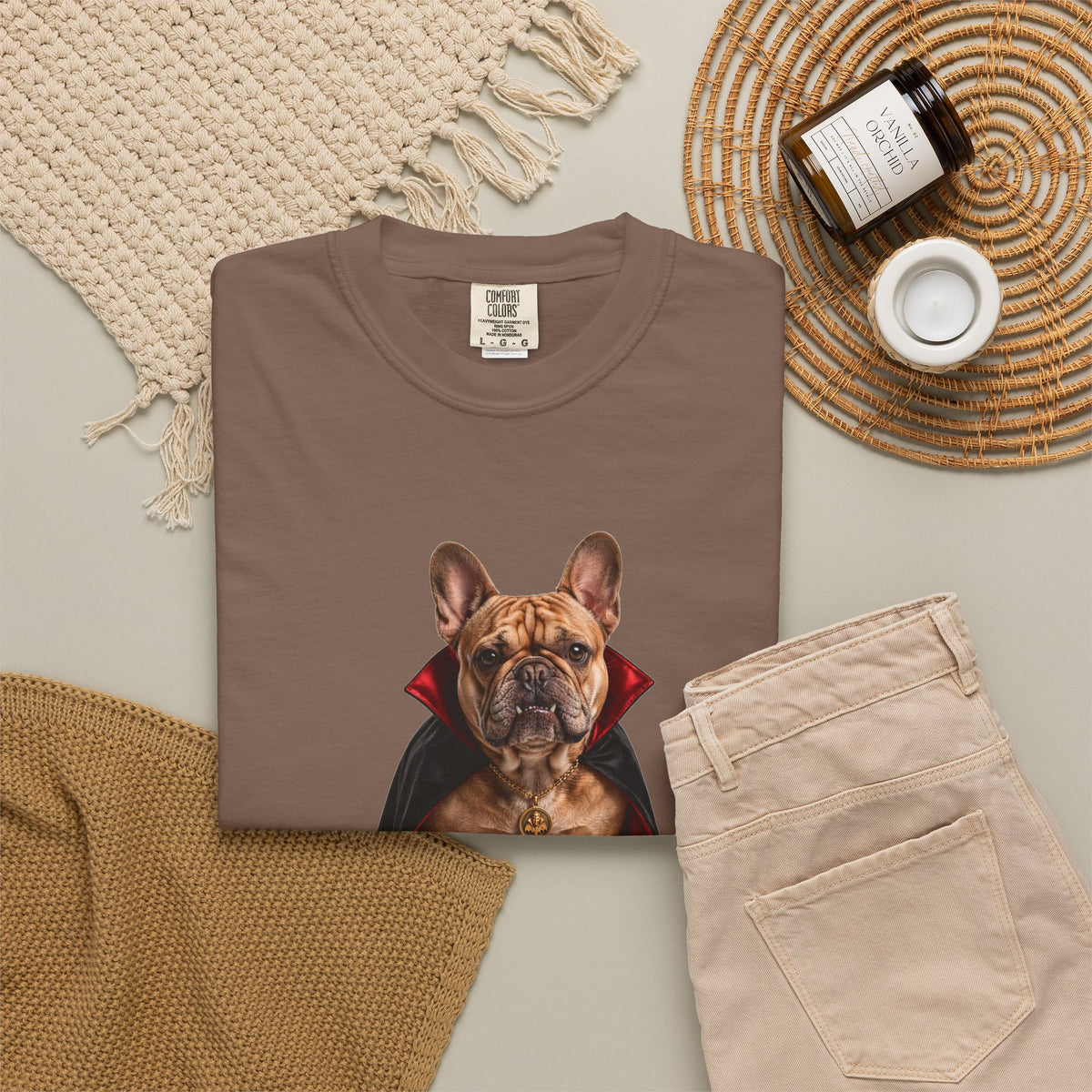French Bulldog Dracula Tee | Funny Halloween Dog Shirt