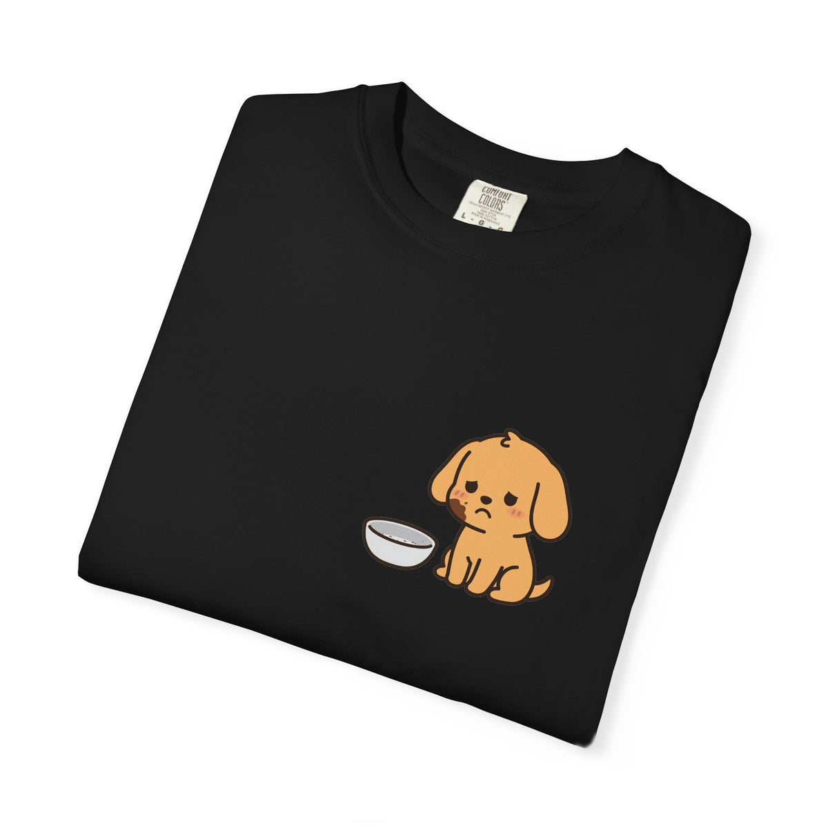I Ate the Whole Bowl Golden Retriever Pocket Tee | Funny Halloween Dog Shirt