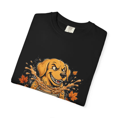 Golden Retriever Yes I'm Basic Tee | Funny Fall Dog Graphic Shirt