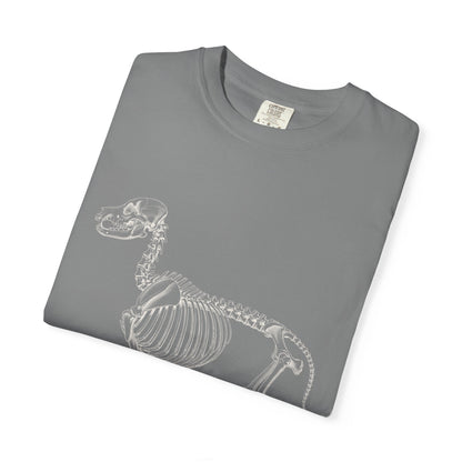 Golden Retriever Skeleton Halloween Tee | Funny Anatomical Dog Shirt
