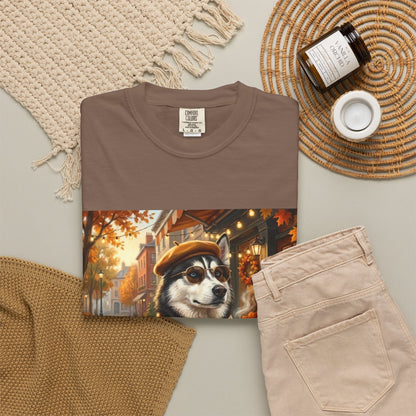 Siberian Husky Pumpkin Spice Tee | Funny Fall Dog Graphic Shirt