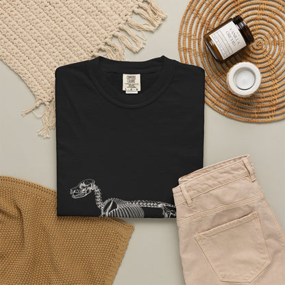 Goldendoodle Skeleton Halloween Tee | Funny Anatomical Dog Shirt