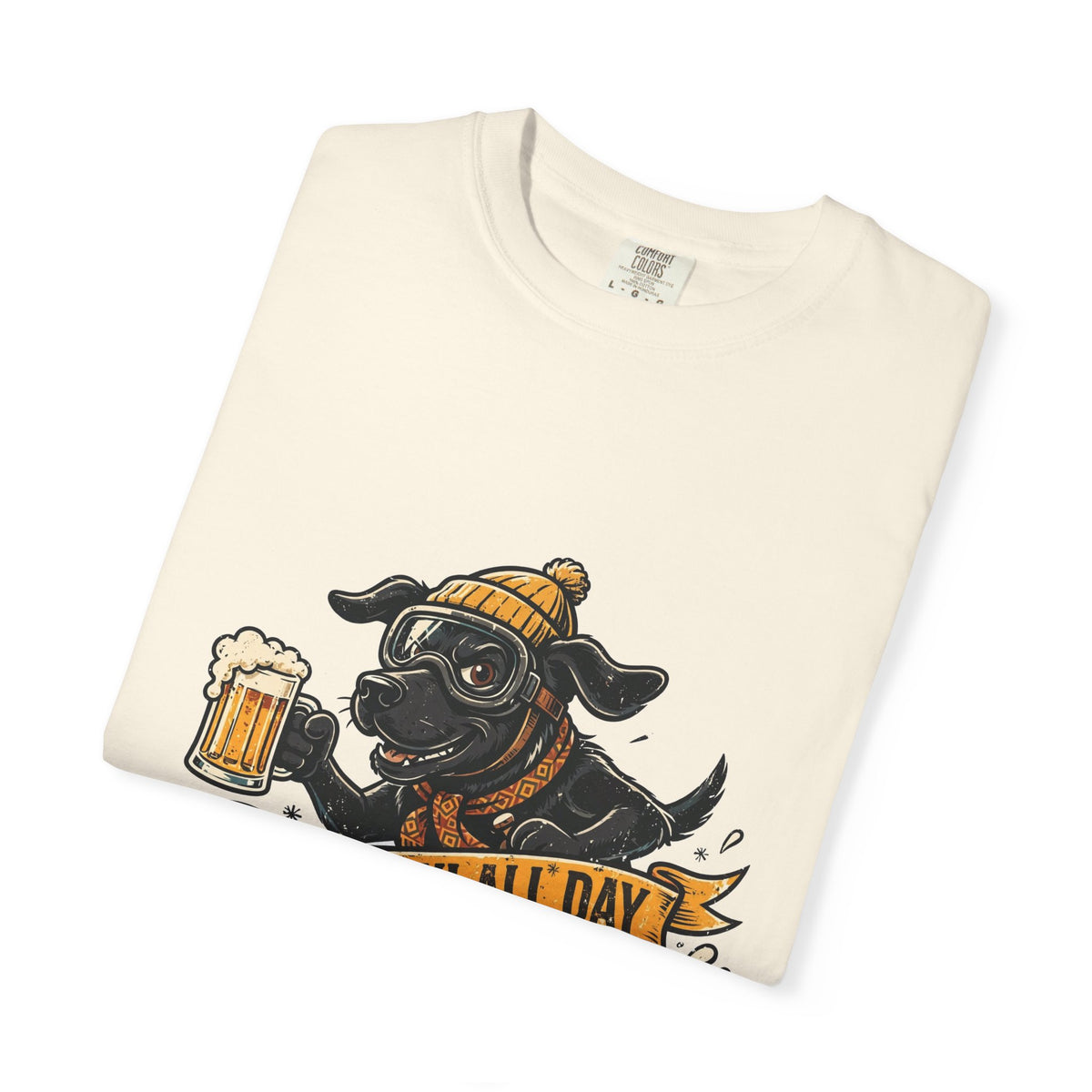 Labrador Retriever Apres Ski Tee | Funny Winter Dog Graphic Shirt