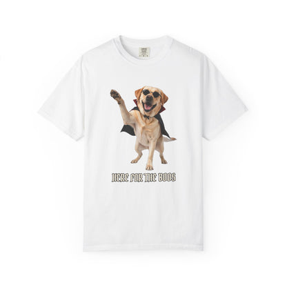 Labrador Retriever Here For The Boos Tee | Funny Halloween Dog Shirt