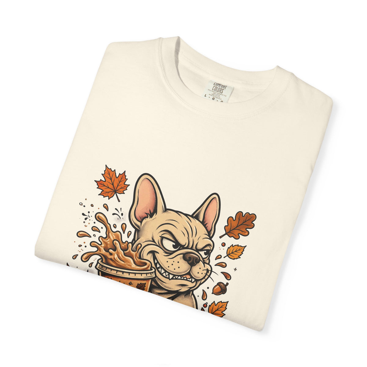 French Bulldog Yes I'm Basic Tee | Funny Fall Dog Graphic Shirt