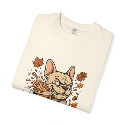 French Bulldog Yes I'm Basic Tee | Funny Fall Dog Graphic Shirt