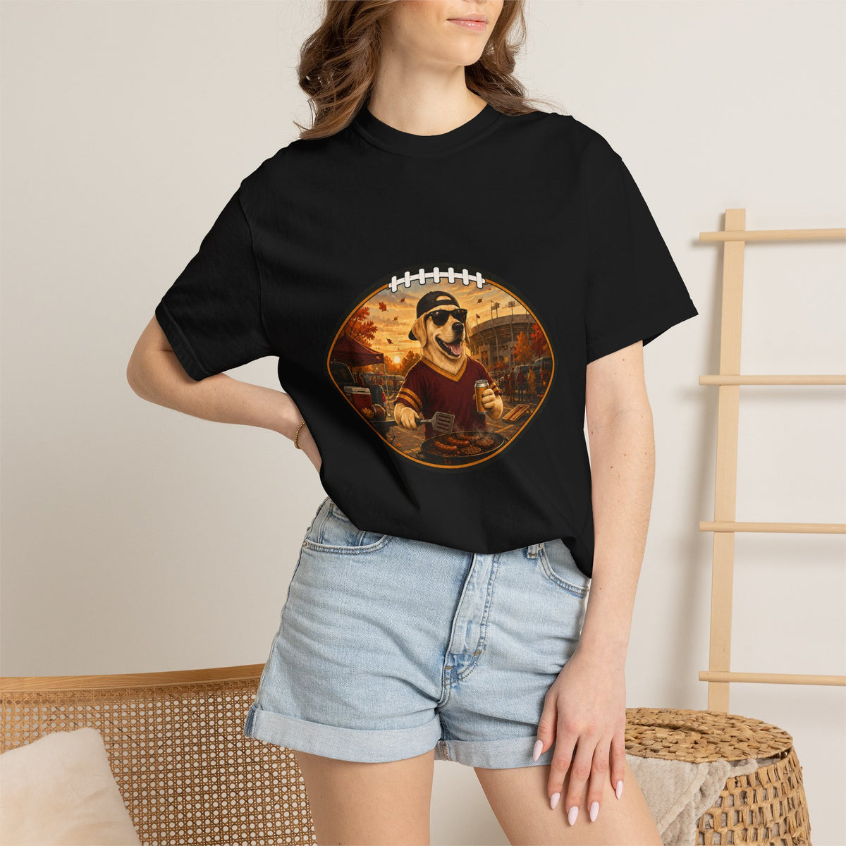 Labrador Retriever Tailgate Tee | Funny Fall Football Dog Shirt