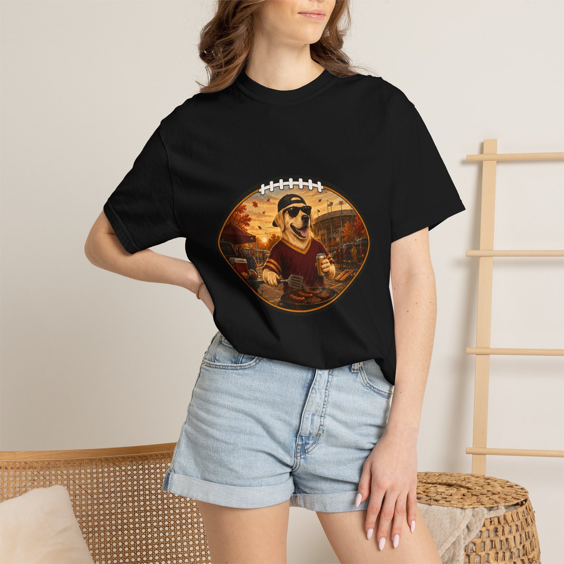 Labrador Retriever Tailgate Tee | Funny Fall Football Dog Shirt