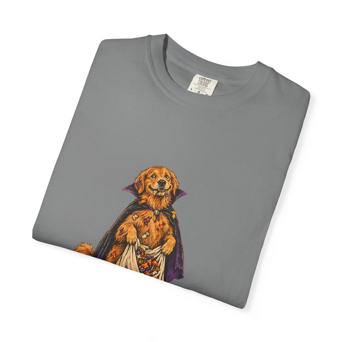I Ate the Whole Bowl Golden Retriever Halloween Tee