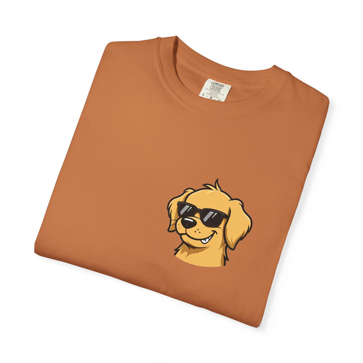 Certified Bad Influence Golden Retriever Pocket Tee | Funny Dog Shirt