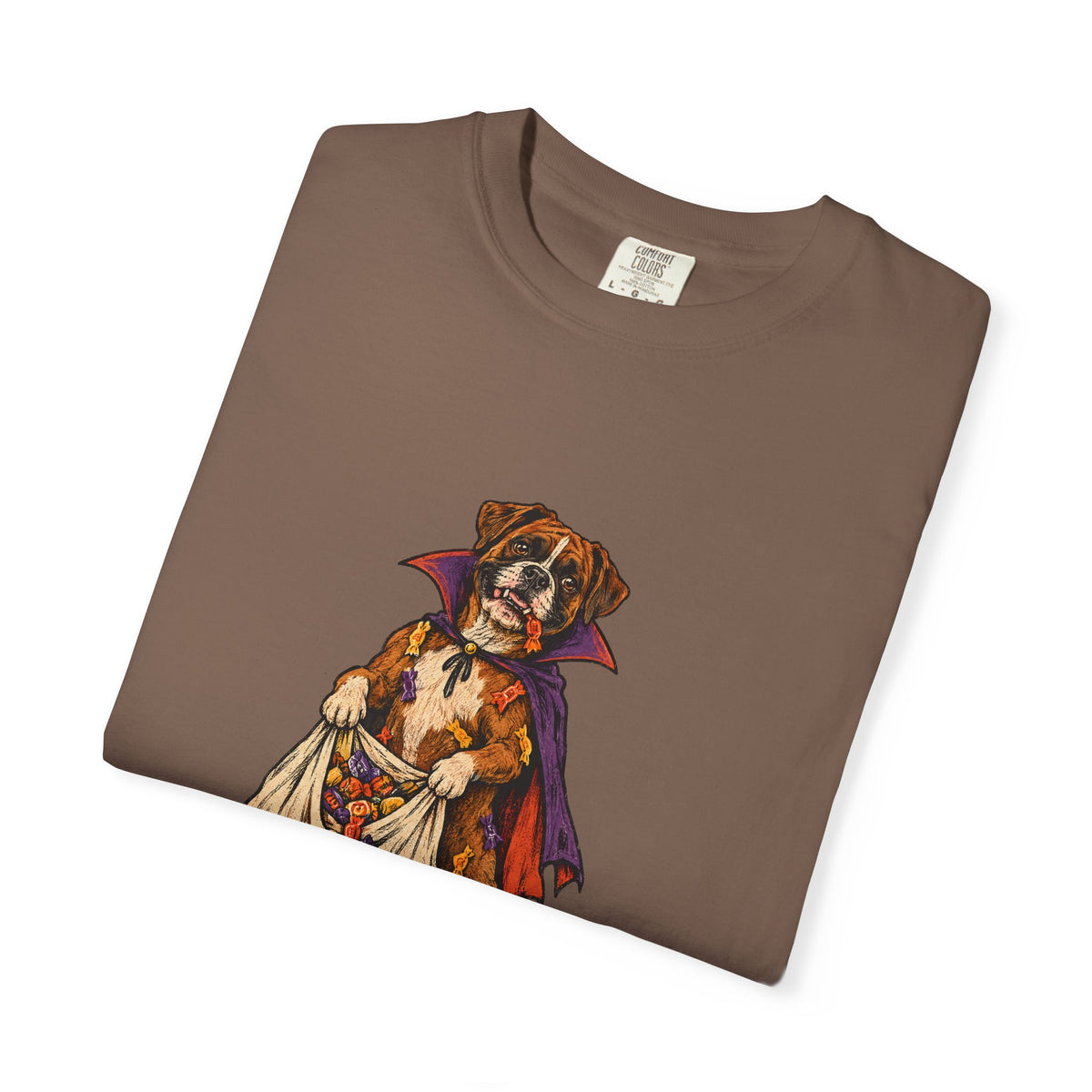 I Ate the Whole Bowl Boxer Halloween Tee