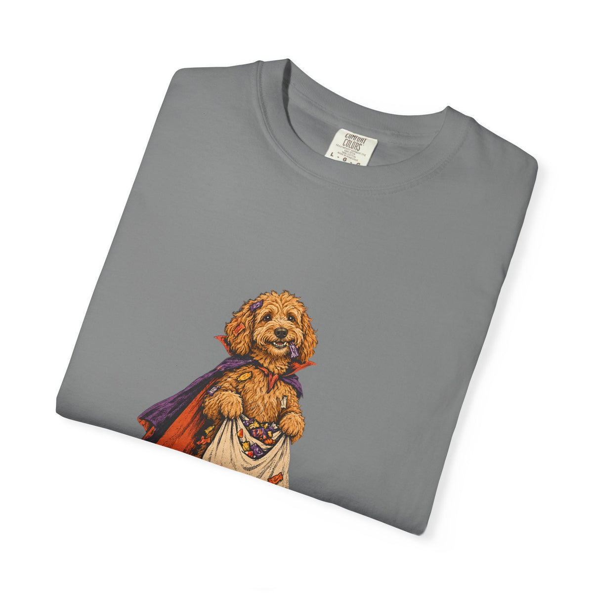 I Ate the Whole Bowl Goldendoodle Halloween Tee
