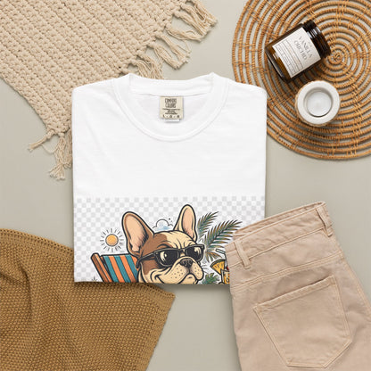 French Bulldog Pool Rules Tee | Funny Summer Dog Graphic Shirt