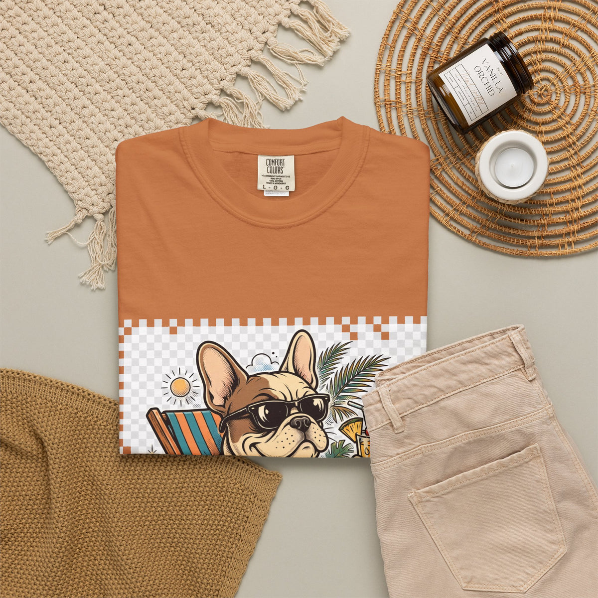 French Bulldog Pool Rules Tee | Funny Summer Dog Graphic Shirt