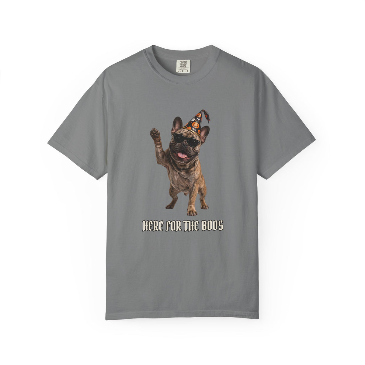 French Bulldog Here For The Boos Tee | Funny Halloween Dog Shirt