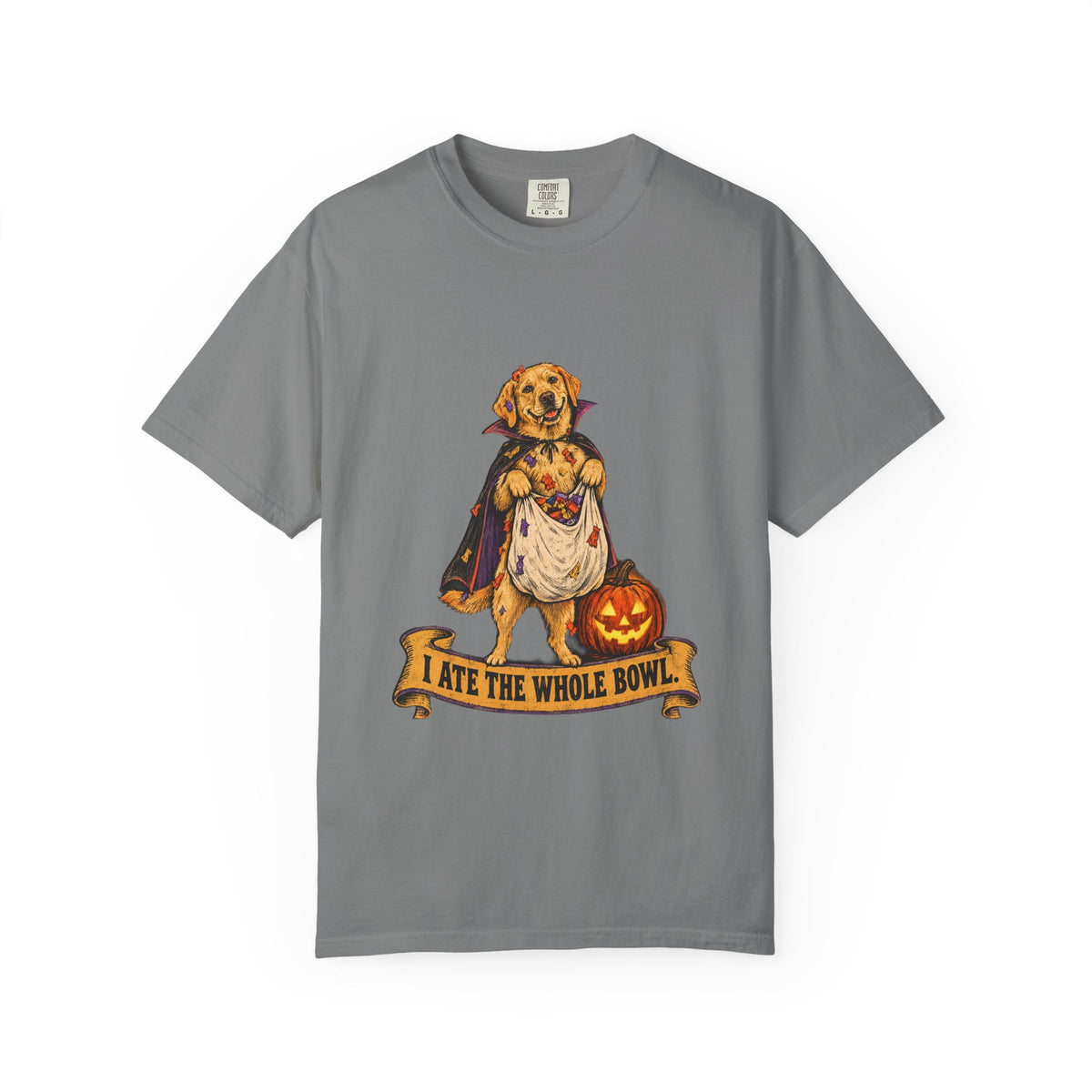 I Ate the Whole Bowl Labrador Retriever Halloween Tee