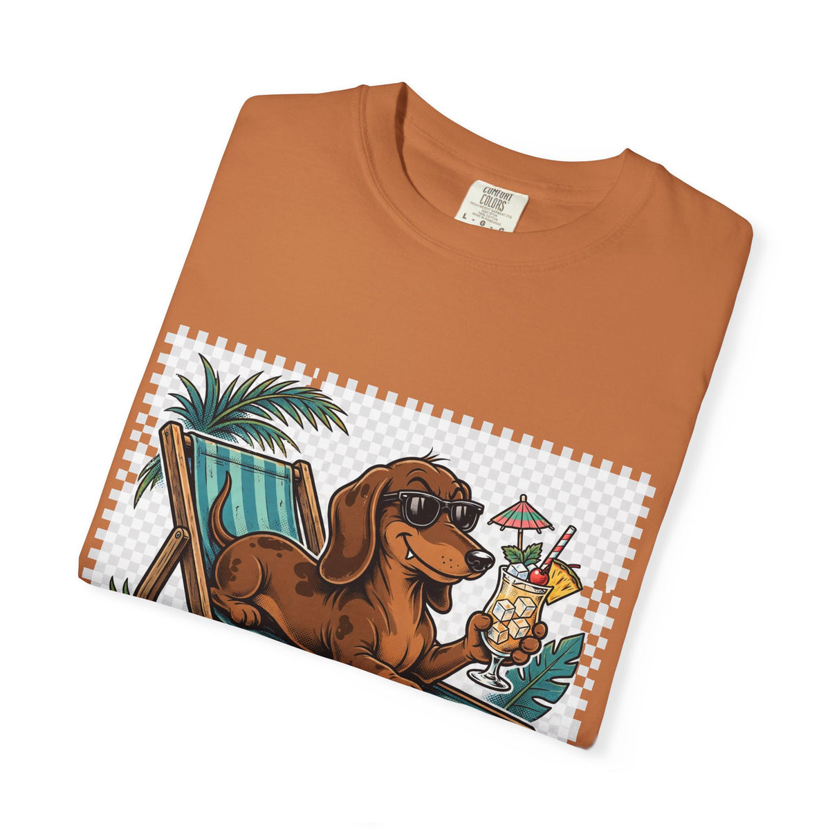 Dachshund Pool Rules Tee | Funny Summer Dog Graphic Shirt