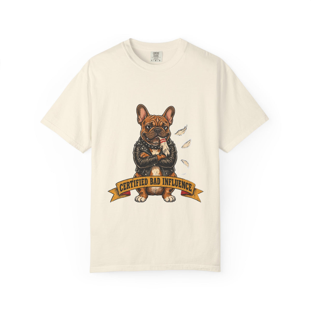 Certified Bad Influence French Bulldog T-Shirt