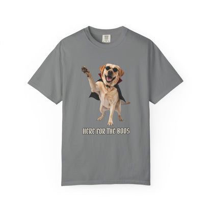 Labrador Retriever Here For The Boos Tee | Funny Halloween Dog Shirt