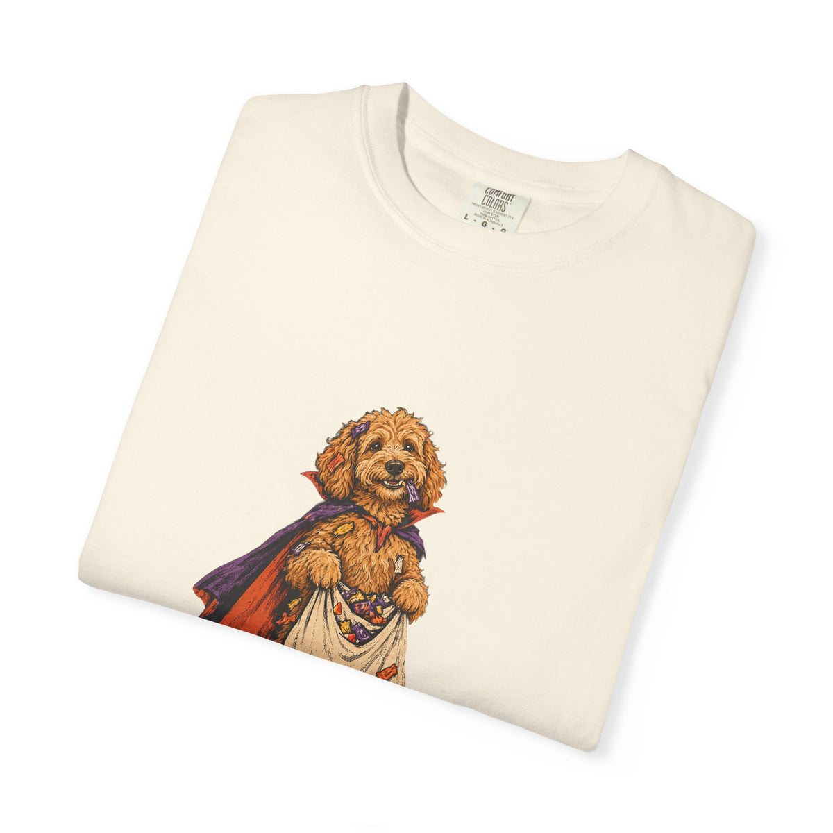 I Ate the Whole Bowl Goldendoodle Halloween Tee