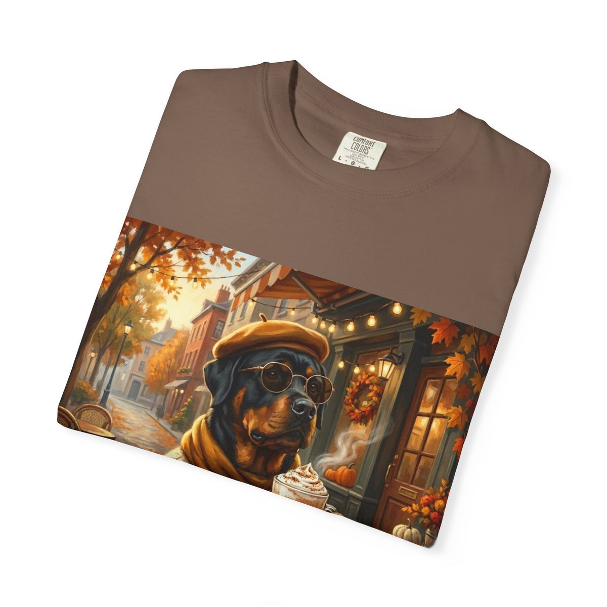 Rottweiler Pumpkin Spice Tee | Funny Fall Dog Graphic Shirt