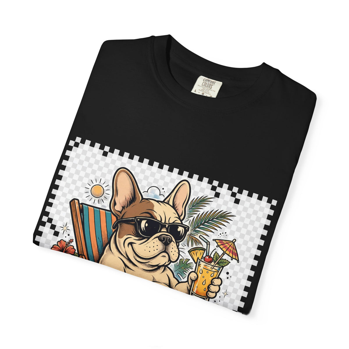 French Bulldog Pool Rules Tee | Funny Summer Dog Graphic Shirt