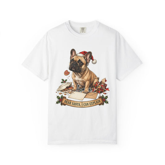Dear Santa, I Can Explain French Bulldog Christmas Tee