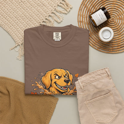 Golden Retriever Yes I'm Basic Tee | Funny Fall Dog Graphic Shirt