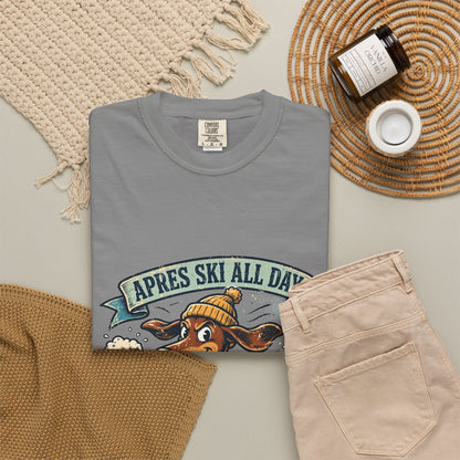 Dachshund Apres Ski Tee | Funny Winter Dog Graphic Shirt