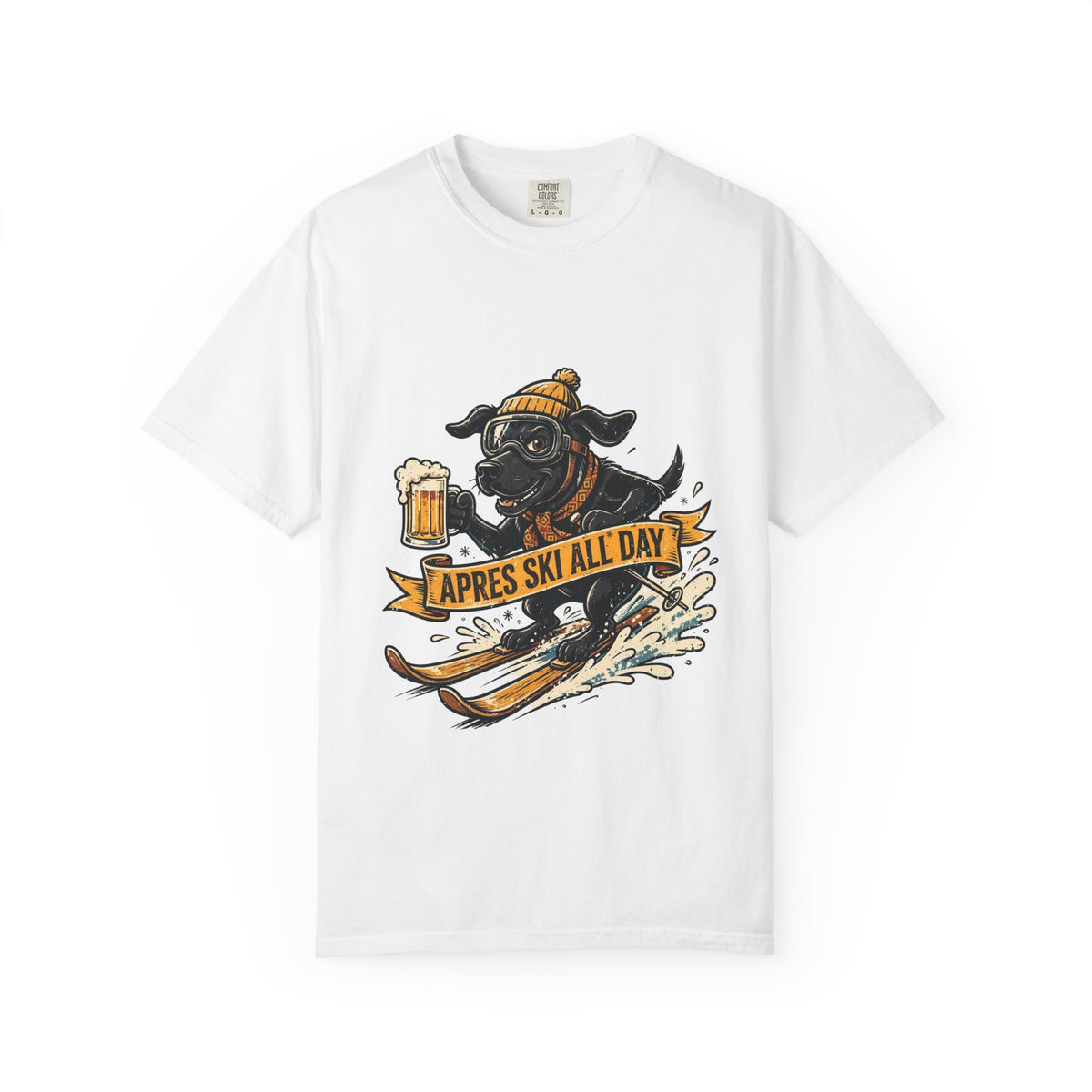 Labrador Retriever Apres Ski Tee | Funny Winter Dog Graphic Shirt