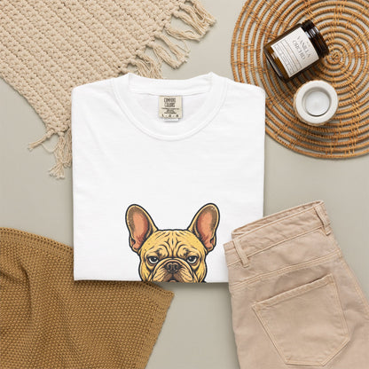 French Bulldog Performance Review Tee | Funny Office Dog Graphic Shirt