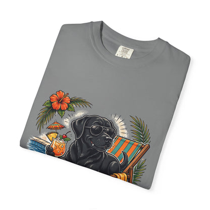 Labrador Retriever Pool Rules Tee | Funny Summer Dog Graphic Shirt