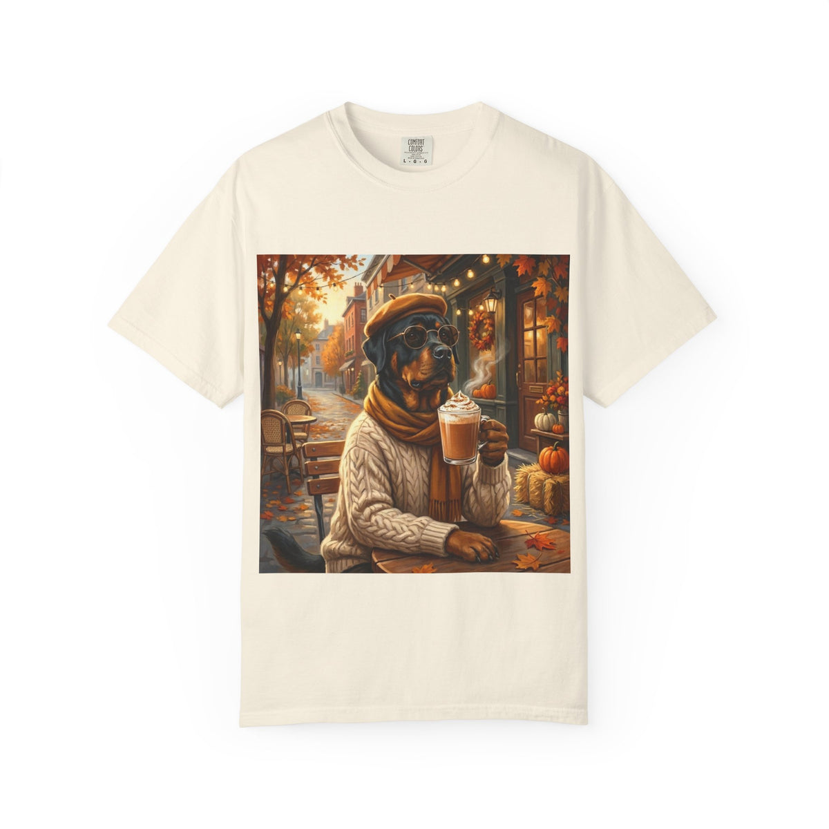 Rottweiler Pumpkin Spice Tee | Funny Fall Dog Graphic Shirt