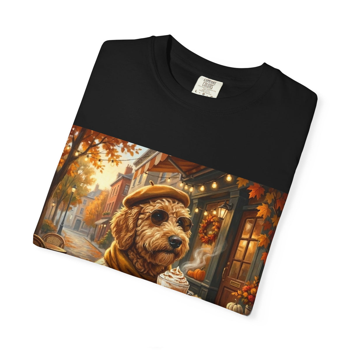 Goldendoodle Pumpkin Spice Tee | Funny Fall Dog Graphic Shirt