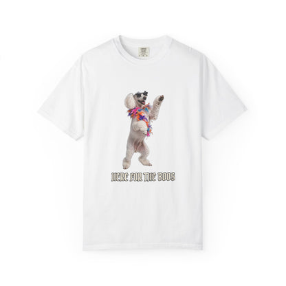 Poodle Here For The Boos Tee | Funny Halloween Dog Shirt