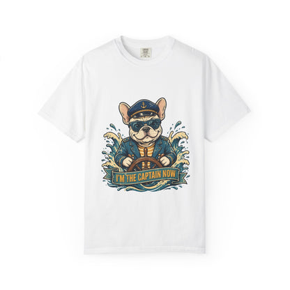 French Bulldog Boat Captain Tee | Funny Summer Dog Graphic Shirt