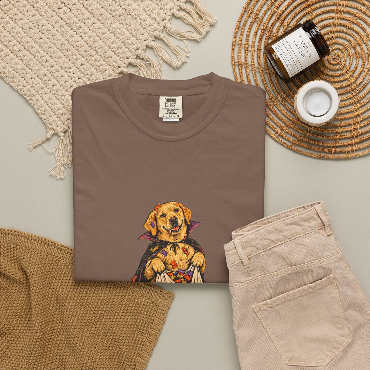 I Ate the Whole Bowl Labrador Retriever Halloween Tee